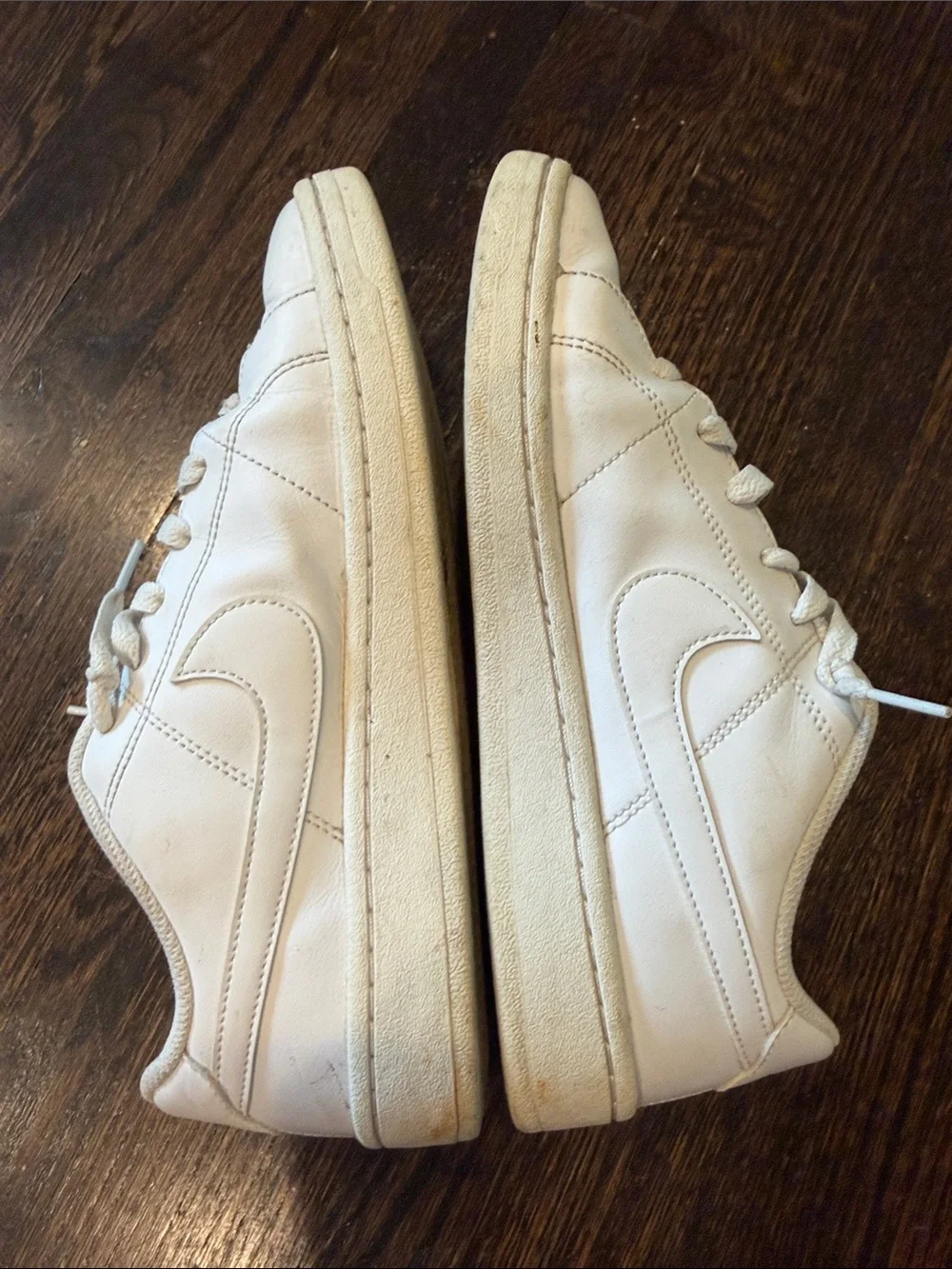 Nike Court Royale Women's White Leather Lace-Up Sneakers